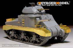 画像5: VoyagerModel [PE35843]1/35 WWII英 M3グラント中戦車 エッチング基本セット(タコム2086用)