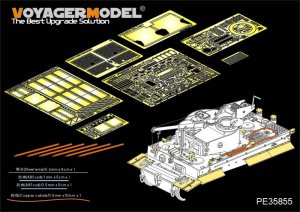 画像1: VoyagerModel [PE35855]1/35 WWII独 ベルゲティーガーI エッチング基本セット(DML6850用) (1)