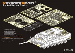 画像1: VoyagerModel [PE35859]1/35 現用独 レオパルト2A7 エッチング基本セット(モンモデル TS-027)