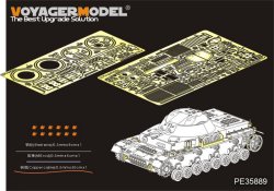 画像1: VoyagerModel [PE35889]1/35 WWII独 IV号対空戦車 クーゲルブリッツ エッチングセット(DML6889)