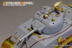 画像2: VoyagerModel [PE35911]1/35 WWII米 M4A3シャーマン(105mm)HVSS エッチング基本セット(DML6454用)