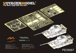 画像1: VoyagerModel [PE35957]1/35 WWIIドイツ陸軍 キングタイガー（ヘンシェル砲塔）（ホビーボス 84533用）