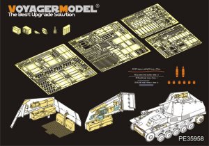 画像1: VoyagerModel [PE35958]WWII German self-propelled howitzer Wespe basic(TAMIYA 35200  35358) (1)