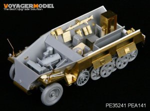 画像1: VoyagerModel[PEA141]1/35 WWII German Sd.Kfz.250 NEU Stowage Bins & Fenders (For DRAGON Kit) (1)