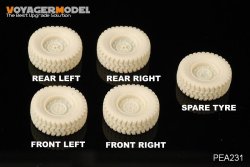画像1: VoyagerModel [PEA231] 1/35 Modren HUMVEE Family Road Wheels w/Spare Wheel