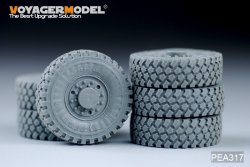 画像1: VoyagerModel [PEA317] 1/35 現用米軍 MTVRトラック ホイールセット(6個)(トラペ用)