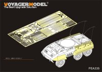 VoyagerModel [PEA335]1/35 WWII米 M8/M20装甲車 サイドスカート/雑具箱セット(タミヤ35228/35234用)