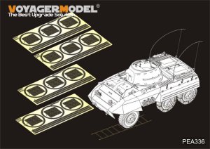画像1: VoyagerModel [PEA336]1/35 WWII米 M8/M20装甲車 タイヤチェーンセット(タミヤ35228/35234,イタレリ6464用) (1)