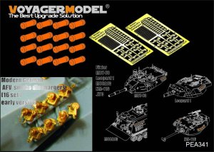 画像1: VoyagerModel [PEA341] 1/35 現用独 AFVスモークディスチャージャー(16ヶセット)初期型(汎用) (1)