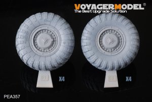 画像1: VoyagerModel [PEA357]1/35 現用露 スカッドミサイル ホイールセット(汎用) (1)