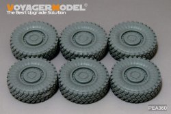 画像1: VoyagerModel [PEA360]現用米 クーガー 6X6 MRAP ホイールセット Ver.A(6個セット)(モンモデル SS-005用)