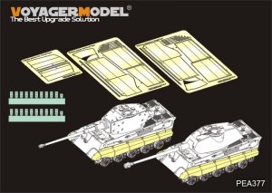 画像1: VoyagerModel [PEA377]WWII独 ティーガーII サイドスカートセット(タミヤ35164/35169/35252用) (1)