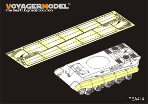 画像1: VoyagerModel [PEA414] 1/35 WWII独 ティーガーII(ポルシェ砲塔)サイドスカートセット(ホビーボス84530用) (1)