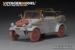 画像4: VoyagerModel [PR35118]1/35 WWII ドイツ キューベルワーゲン82型 標準ホイールタイヤセット パターン3(汎用 5個入)