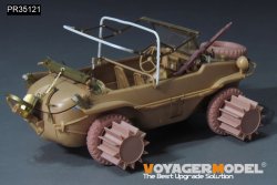 画像3: VoyagerModel[PR35121]1/35 WWII ドイツ シュビムワーゲン166型 標準ホイール w/ポンツーンセット(汎用)