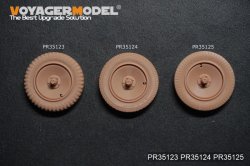 画像3: VoyagerModel [PR35123]1/35 WWII ドイツ Sd.Kfz.250/Sd.Kfz.10ハーフトラック コンチネンタル社標準タイヤセット(汎用)