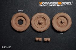 画像2: VoyagerModel [PR35126]1/35 WWII ドイツ Sd.Kfz.251/Sd.Kfz.11ハーフトラック コンチネンタル社標準タイヤセット(汎用 3個入)