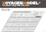 VoyagerModel [PEA176]1/35 WWII German Tank Stenciling Template 1 (For all)