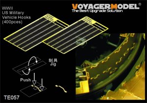 画像1: VoyagerModel [TE057] 1/35WWII米 軍用車両タイダウンフック(400個入り)(汎用) (1)