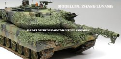画像3: VoyagerModel [TE066]現用NATO軍カモフラージュネットパターン3(180mm×90mm)(U字型)(汎用)