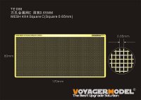 VoyagerModel [TE086]汎用 メッシュシート正方形パターンC(一辺0.65mm)