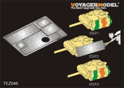 画像1: VoyagerModel [TEZ046]1/35 WWII German AFV Disc pattern camouflage masking stencil 2(For All)