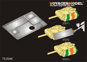画像1: VoyagerModel [TEZ046]1/35 WWII German AFV Disc pattern camouflage masking stencil 2(For All) (1)