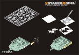 VoyagerModel [TEZ053]1/35 現用 中国人民開放軍　装甲車用デジタル迷彩マスキングステンシル1