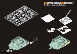 画像1: VoyagerModel [TEZ053]1/35 現用 中国人民開放軍　装甲車用デジタル迷彩マスキングステンシル1