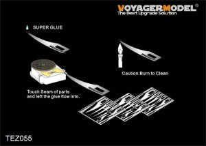 画像1: VoyagerModel [TEZ055]スーパーグルーピングパーツ2（10セット入り） (1)