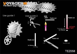 画像1: VoyagerModel [TEZ058] 1/35工具 曲面用面取り&六角ナット作成ツール