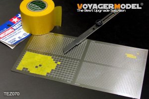 画像1: VoyagerModel [TEZ070]1/35 マスキングテープ カッティングジグ 2 (1)