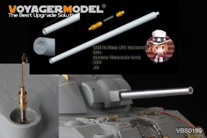 画像1: VoyagerModel [VBS0190] 1/35 WWII米 75mm L/40 金属砲身&アンテナ基部セット(汎用) (1)