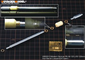 画像1: VoyagerModel [VBS0513]1/35 現用独 レオパルト2A7 120mm L/55 金属砲身セット(モンモデル TS-027) (1)