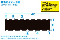 画像3: ウェーブ[HT469]HGディテールパンチ 台形(4)