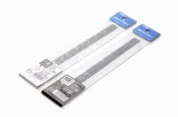ウェーブ[OM243]プラ=パイプ 【グレー色】肉厚φ5.0mm　５本入り