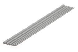 画像2: ウェーブ[OM455]プラ＝材料【グレー】ハーフパイプ（3.5×7mm）