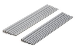 画像1: ウェーブ[OM531]プラ＝パイプ 【グレー】肉薄φ3.5mm　５本入り