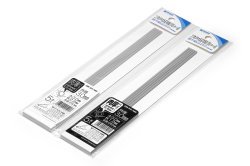 画像2: ウェーブ[OM537]プラ＝パイプ 【グレー】肉薄φ9.5mm　3本入り