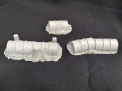 画像2: Work Shop Shin[M-20211]1/35　ドラム缶障害物セット