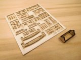 YENMODELS[LSG-A35025]1/35　木製一本手工具箱&工具セット#2