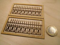YENMODELS[LSG-C35102]1/35　剣先飾りフェンス