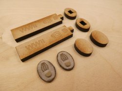 画像1: YENMODELS[LSG-H3504]1/35　戦闘ブーツ跡スタンプ WWIIタイプB