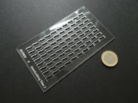 YENMODELS[LSG-M35005]1/35 ジオラマ製作用工具 アクリル製ウェーブ(波型)タイルモールドテンプレート