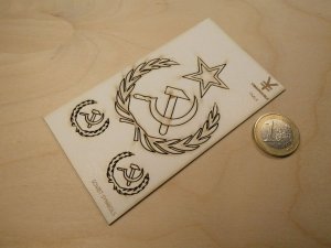 画像1: YENMODELS[YML35004]1/35　ソビエト連邦標章「鎌と槌」 (1)