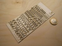 YENMODELS[YML35016]1/35　アールデコ調細文字レタリングセット