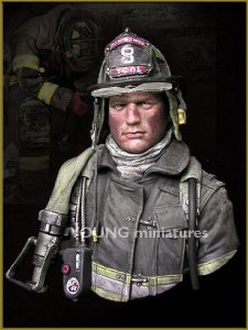 画像1: Young Miniatures[YC1801]1/10 消防士 現代の火消し請負人 (1)