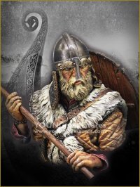 Young Miniatures[YH1852]1/10  戦斧を構えるバイキングの戦士