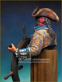 画像5: Young Miniatures[YH1859]1/10  舵を取る海賊黒髭 1718年