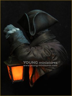 画像4: Young Miniatures[YH1861]1/10 近代 胸像 ランタンを掲げる海賊 穏やかな晩